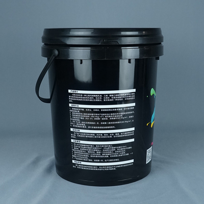 Saplı 11.5 İnç Çaplı Beyaz 5 Galon Plastik Kovalar