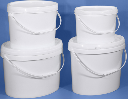 Gıda sınıfı oval plastik depolama kovası dokuma torbası PE torba ambalajı ile