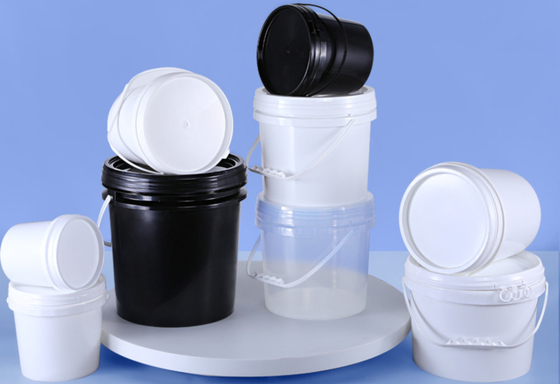 Baskı IML ile Gıda Depolama için PP / HDPE Plastik Saklama Kovası