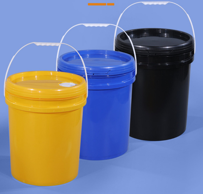 Çeşitli Renklerde Hafif Plastik Yağ Kovası Kapaklı Çevre Dostu