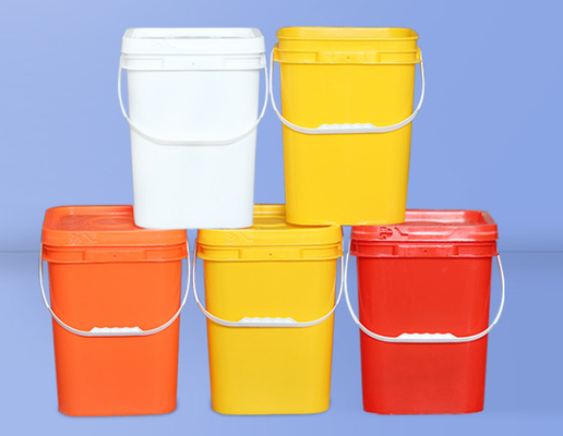 Çarpışma Direnci Çarşılıklı Plastik Kovası El ile Gıda Kaliteli