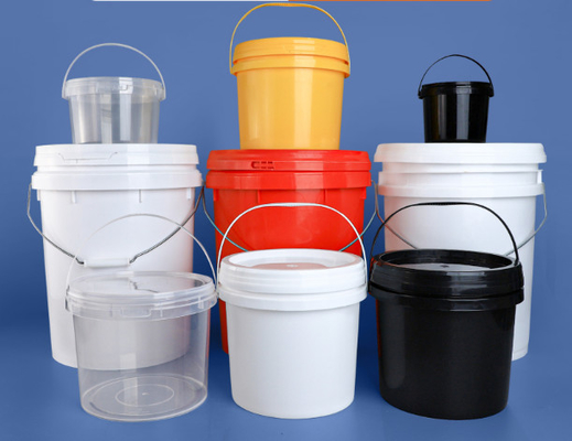 1L 5L 20L Kapasite Çevrensel Uygulamalar için Yuvarlak Plastik Kovası