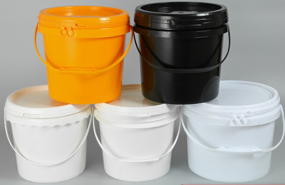 Kimyasal Taşıma için Plastik Yakalama Yuvarlak Plastik Kovası