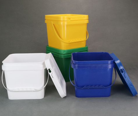Sızdırmaz Gıda Kaliteli Plastik Depolama Kapaklı Geri Dönüştürülebilir UV Direnci