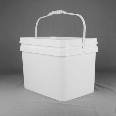 5 Galon 20 Litre Kare Kapaklı Plastik Kova Gıda Sanayi