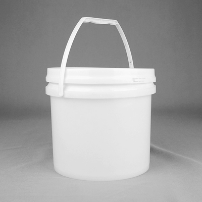 Duvar Resmi 3.5L Bir Galon Kulplu Yuvarlak Plastik Kova