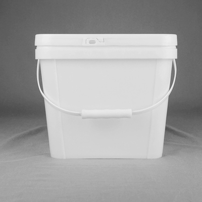 ISO9001 Sertifikası Deniz Ürünleri İçin 1.5 Galon 6L Kare Plastik Kova