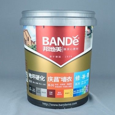 Dayanıklı Plastik Boya Kovası Sarı Kapak İçerildi ve Uzun Süren