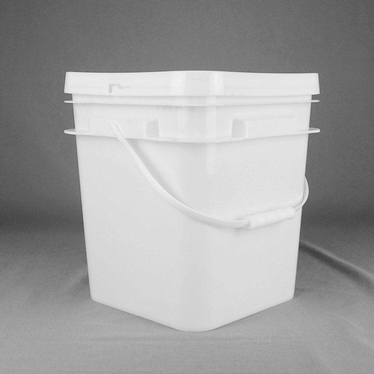 Kimyasal Direnci Kare Plastik Kovası 1.2 Kg Gıda Kaliteli Boya Oyuncakları için
