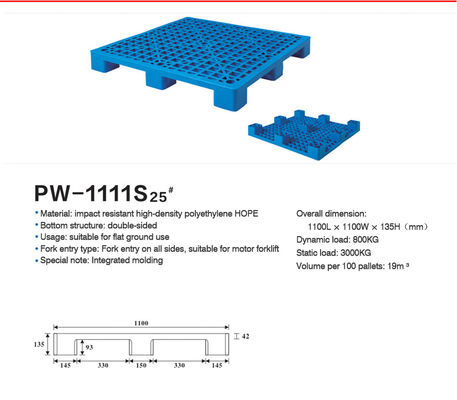 Yüklenebilir Plastik Palet Nine Foot Stili ile Etkili Paketleme Çözümü