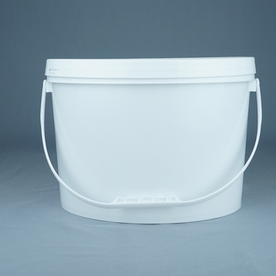 IML veya Termal Transfer veya Serigrafi ile Gıda Sınıfı Plastik Oval Kova