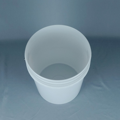 20 Litrelik Yağ Tankı Yuvarlak Plastik Kova, Kapaklı ve Kulplu