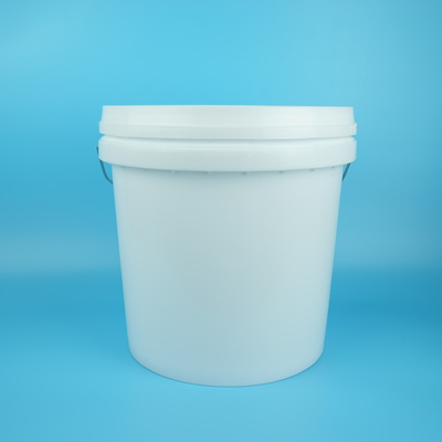İstenilen Renkte Mühür Kapaklı Kalıplanmış Yuvarlak Plastik Kova