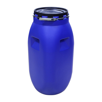 30-200L Kalınlaştırılmış Flanşlı Namlu Kimyasal Plastik Varil Davul Demir Çember Mühürlü 160L