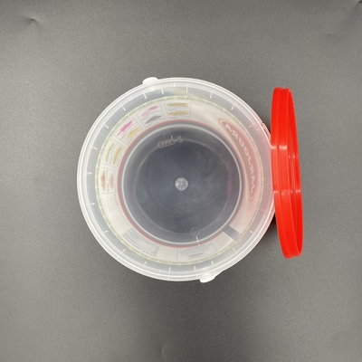 Atıştırmalıklar ve Kuruyemişler İçin Çevre Dostu Yuvarlak Küçük Plastik Gıda Sınıfı Kovalar