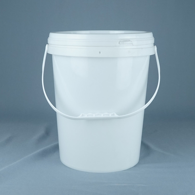 Özel Logo Yuvarlak Plastik Kova Ekran Baskı / Isı Transfer / IML Baskı ile
