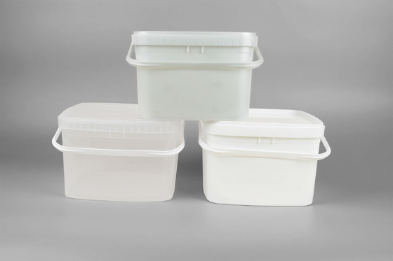 Saplı Darbe Dayanımı Kare Plastik Kova