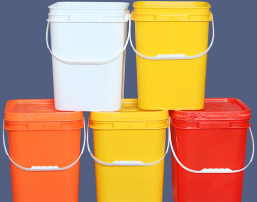 Saplı Darbe Dayanımı Kare Plastik Kova