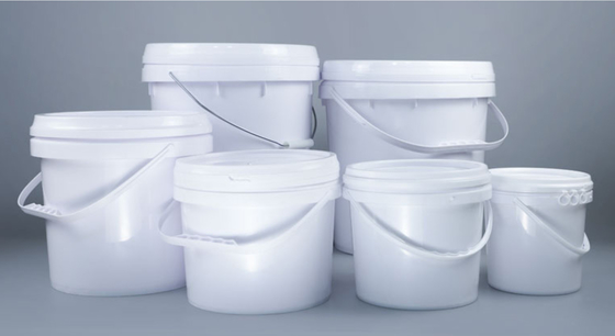Endüstriyel Yüksek Kapasiteli Saklama Kapları İçin Beyaz Plastik Varil Variller