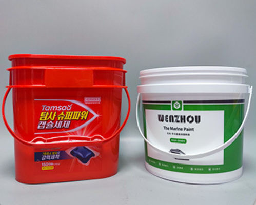 Profesyonel boyama için kapaklı sızdırmaz plastik boya kovası