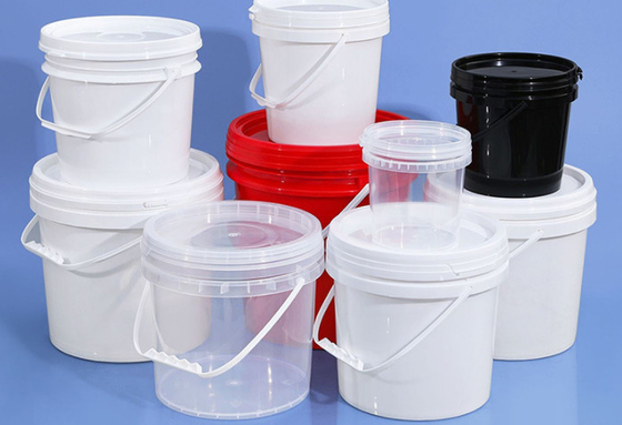 MOQ 1000set Plastik Gıda Kovası IML / Isı Transfer / Ekran Baskı CAS / FDA / SGS
