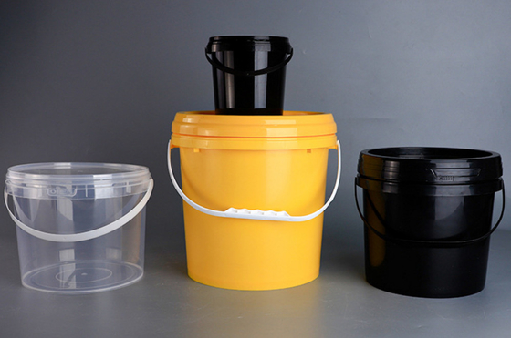 Seris baskı teknolojisi ile dayanıklı dairesel plastik kovası