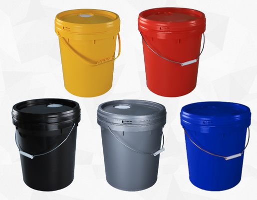 Kapak üzerine çakmak plastik 5 galonlık kovalar endüstriyel uygulamalar için UV direnci