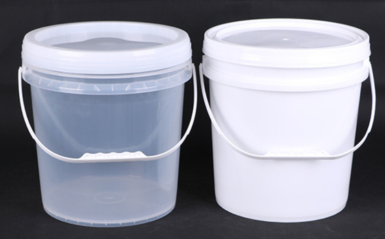 Restoran sınıfı 20 litrelik plastik kovalar, dikiş ve UV direnci