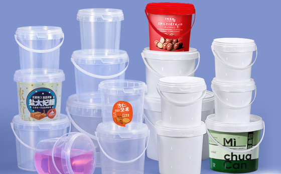 T/T ödeme yöntemi ile gıda depolama için kapaklı plastik yiyecek kova