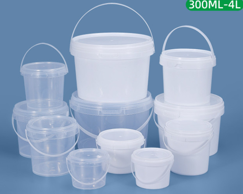 Hafif Beyaz Plastik Oyuncak Kovası Oyuncak Organizasyon Çözümleri İçin Kapaklı