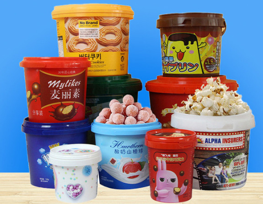 Gıda Depolama Plastik Gıda Paketi BPA içermeyen Kapaklı Yüklenebilir