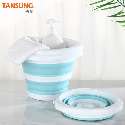 Taşınabilir Katlanabilir Plastik Kova Hafif Tasarım ve Depolama Kolaylığı