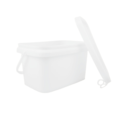 1.2 Kg kare plastik konteyner % 100 PP hammadde ile yapılmıştır