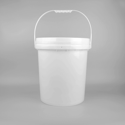 El ve sızdırmaz tasarımlı kırmızı plastik boya kovası