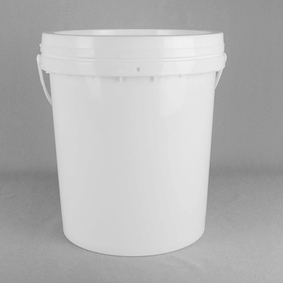 El ve sızdırmaz tasarımlı kırmızı plastik boya kovası