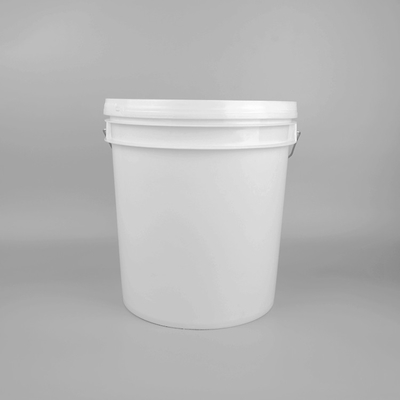 14 Litre Renkli Baskı Filmli Beyaz Plastik Gübre Kovası