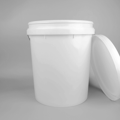 Gıda Sınıfı HDPE Malzeme Kimyasal Kova 6 Galon Kapaklı Plastik Kova