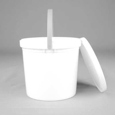 1L 33oz Boş Yunan Yoğurt Kovası Vidalı Kapaklı Plastik Kova