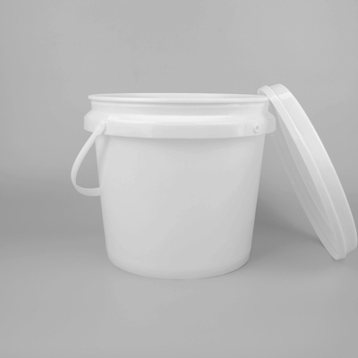 Kapaklı kırmızı plastik boya kovası dayanıklı ve