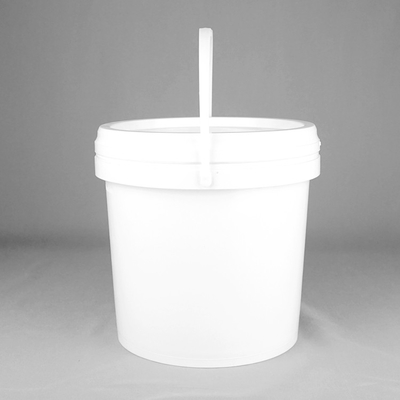 OEM Karşılama 9 Litre Plastik Boya Saklama Kapları Kapaklı Beyaz Kova