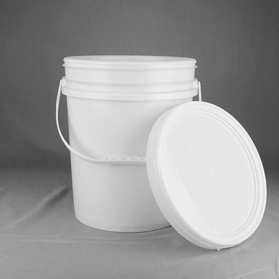 Kapaklı 18kg Lateks Boya Plastik Ambalaj Kovası
