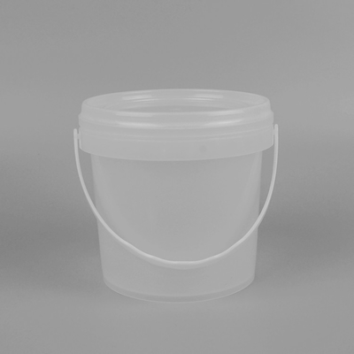 SGS Onayı Şeffaf Plastik Kova Küçük Boy 2 Litre Serigrafi