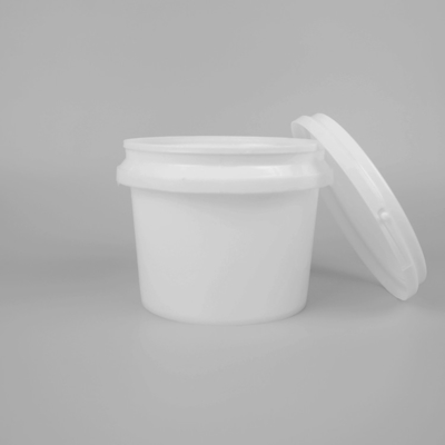 Oyuncak Fırçalar Boyalar için Serigrafi Yuvarlak Plastik Kova 1200ml