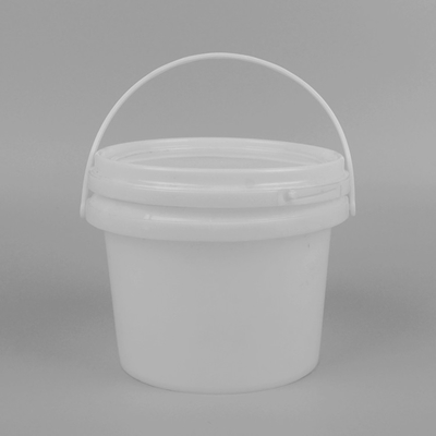 Oyuncak Fırçalar Boyalar için Serigrafi Yuvarlak Plastik Kova 1200ml