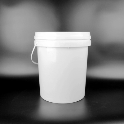 Gübre Kaplamaları Yuvarlak Plastik Kova 17kg Kapaklı Saplı