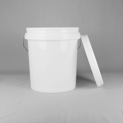 IML Etiketleme 14L Tutkallı Boyalı Kapaklı ve Saplı Plastik Kova