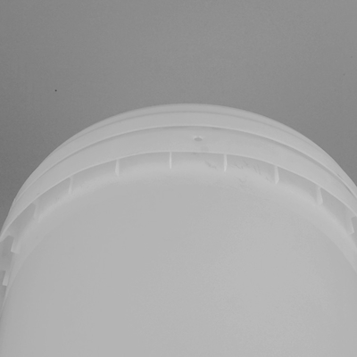 25cm DIA Şeffaf Plastik Kova 10 Litrelik Şeffaf Gıda Kovası