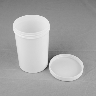 500ml kimyasal toz plastik ambalaj kapaklı kavanoz