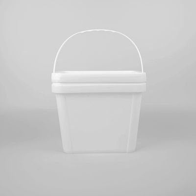 Kimyasallar için 1 Galon 3.5L Dikdörtgen Kare Plastik Kova