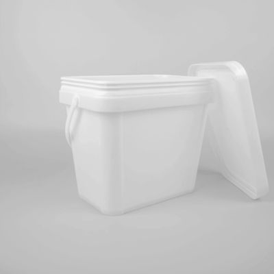 Kimyasallar için 1 Galon 3.5L Dikdörtgen Kare Plastik Kova